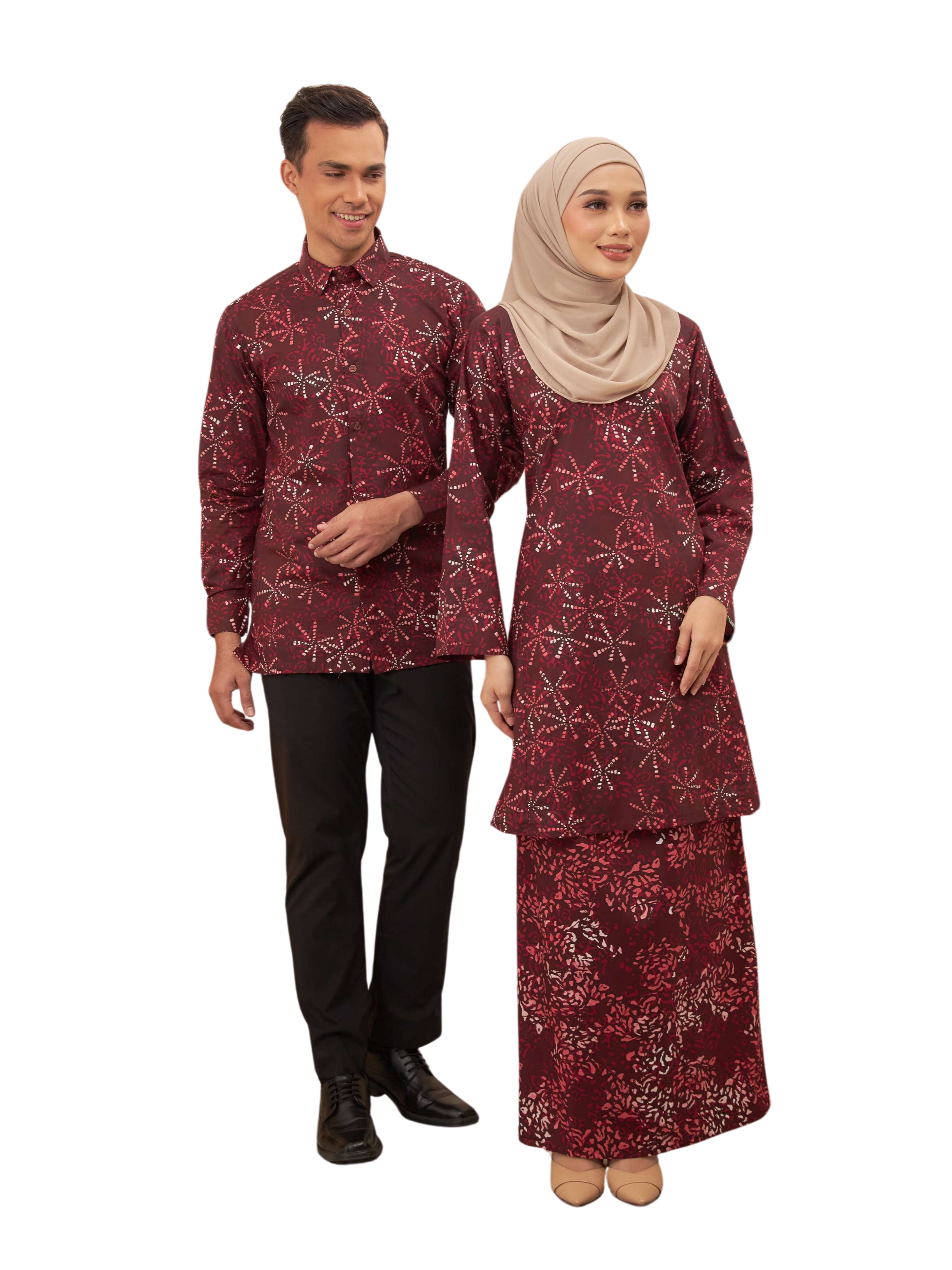 BATIK COTTON DAMIA 1.0 S 5-3 MAROON
