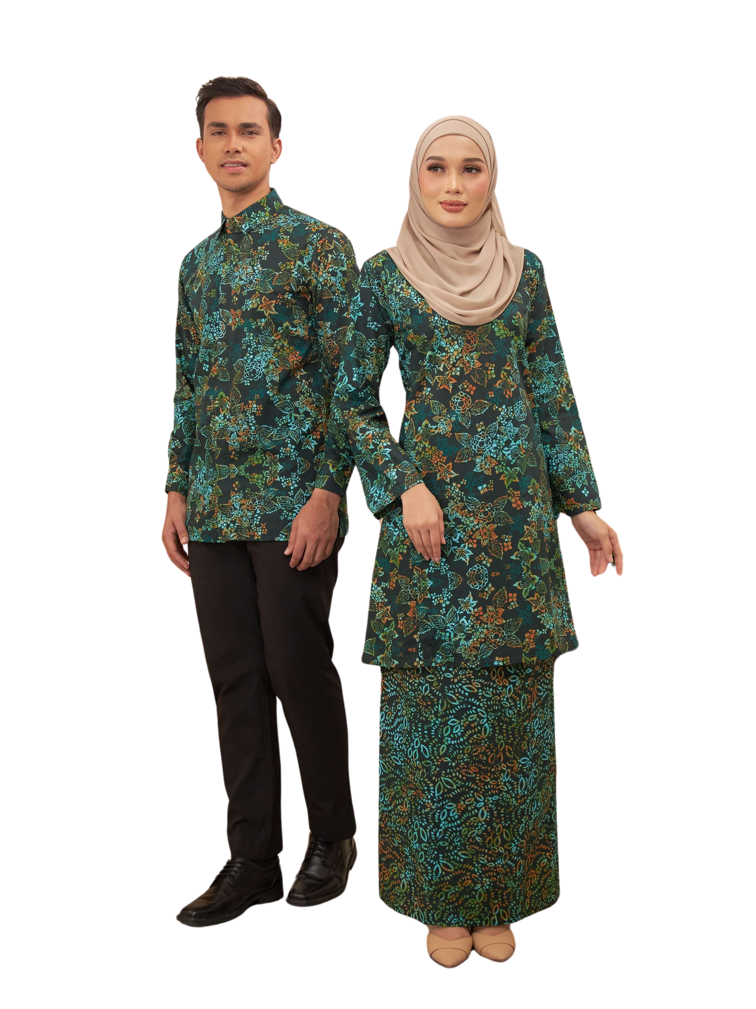 BATIK COTTON DAMIA 1.0 S 7-3 DARK GREEN