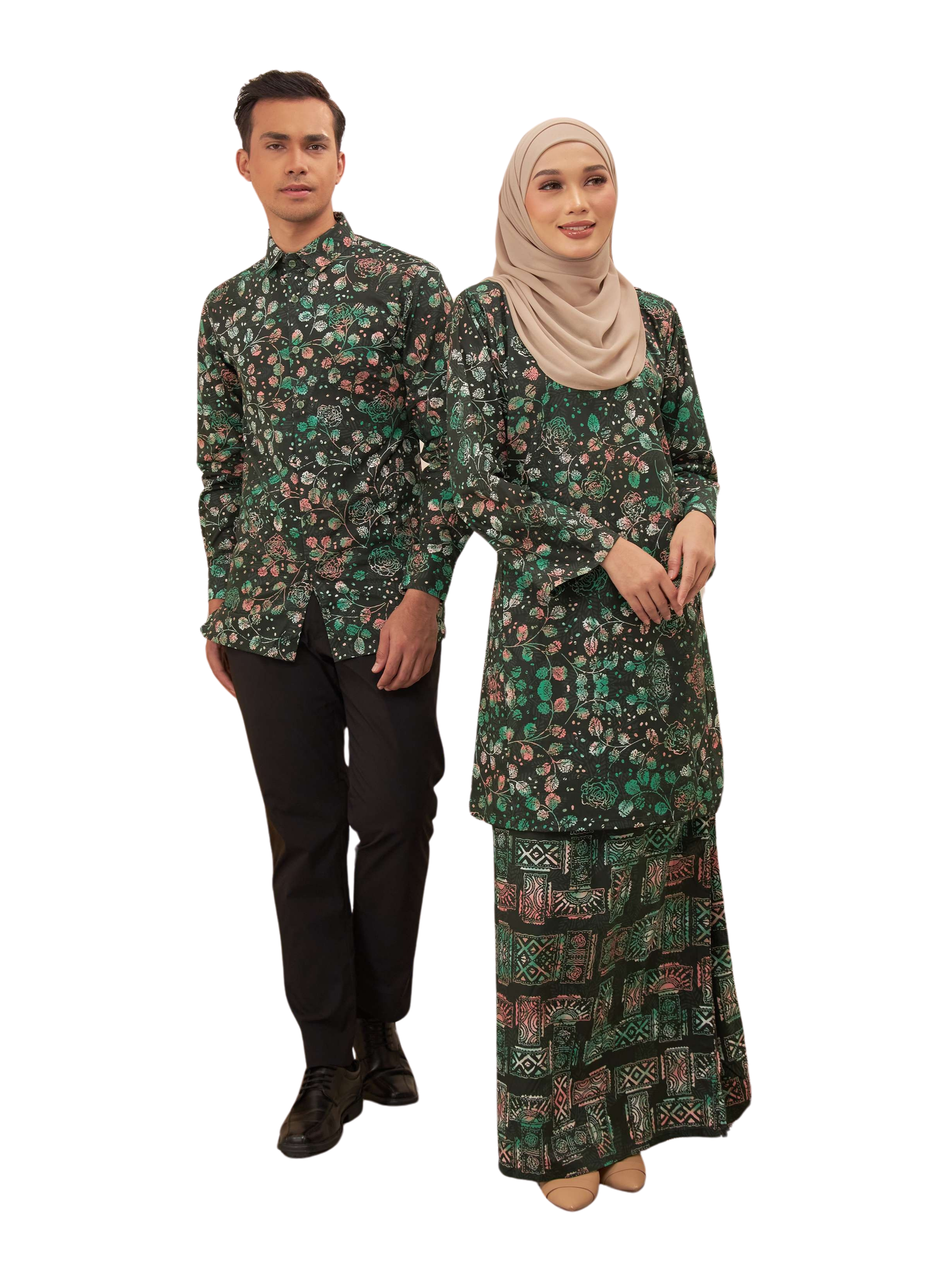 BATIK COTTON DAMIA 1.0 S 9-2 DARK GREEN