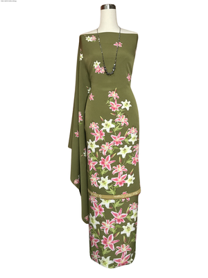 BATIK FLORAL TERENGGANU CREPE FHM 21