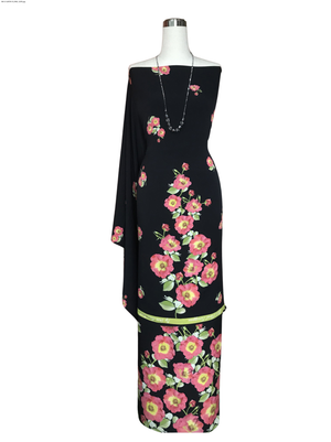 BATIK FLORAL TERENGGANU CREPE NIK 01