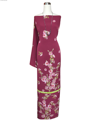 BATIK FLORAL TERENGGANU CREPE ELY 02