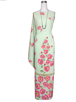 BATIK FLORAL TERENGGANU CREPE NIK 03