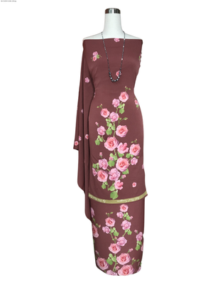 BATIK FLORAL TERENGGANU CREPE NIK 07