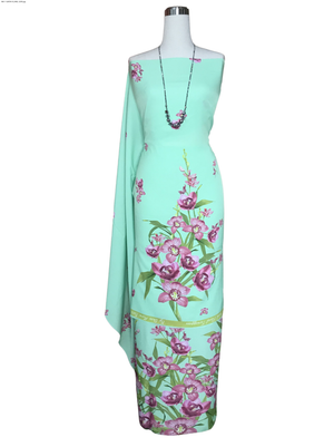 BATIK FLORAL TERENGGANU CREPE NIK 11