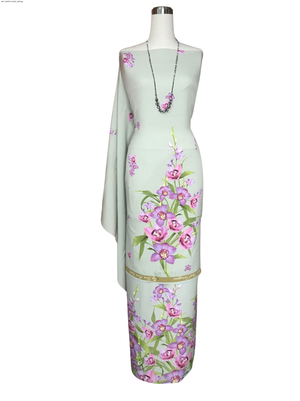 BATIK FLORAL TERENGGANU CREPE NIK 13