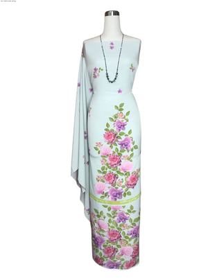 BATIK FLORAL TERENGGANU CREPE NIK 17