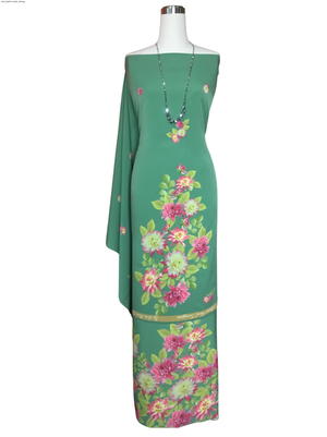 BATIK FLORAL TERENGGANU CREPE NIK 22