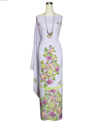 BATIK FLORAL TERENGGANU CREPE NIK 23