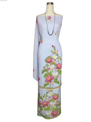 BATIK FLORAL TERENGGANU CREPE NIK 28