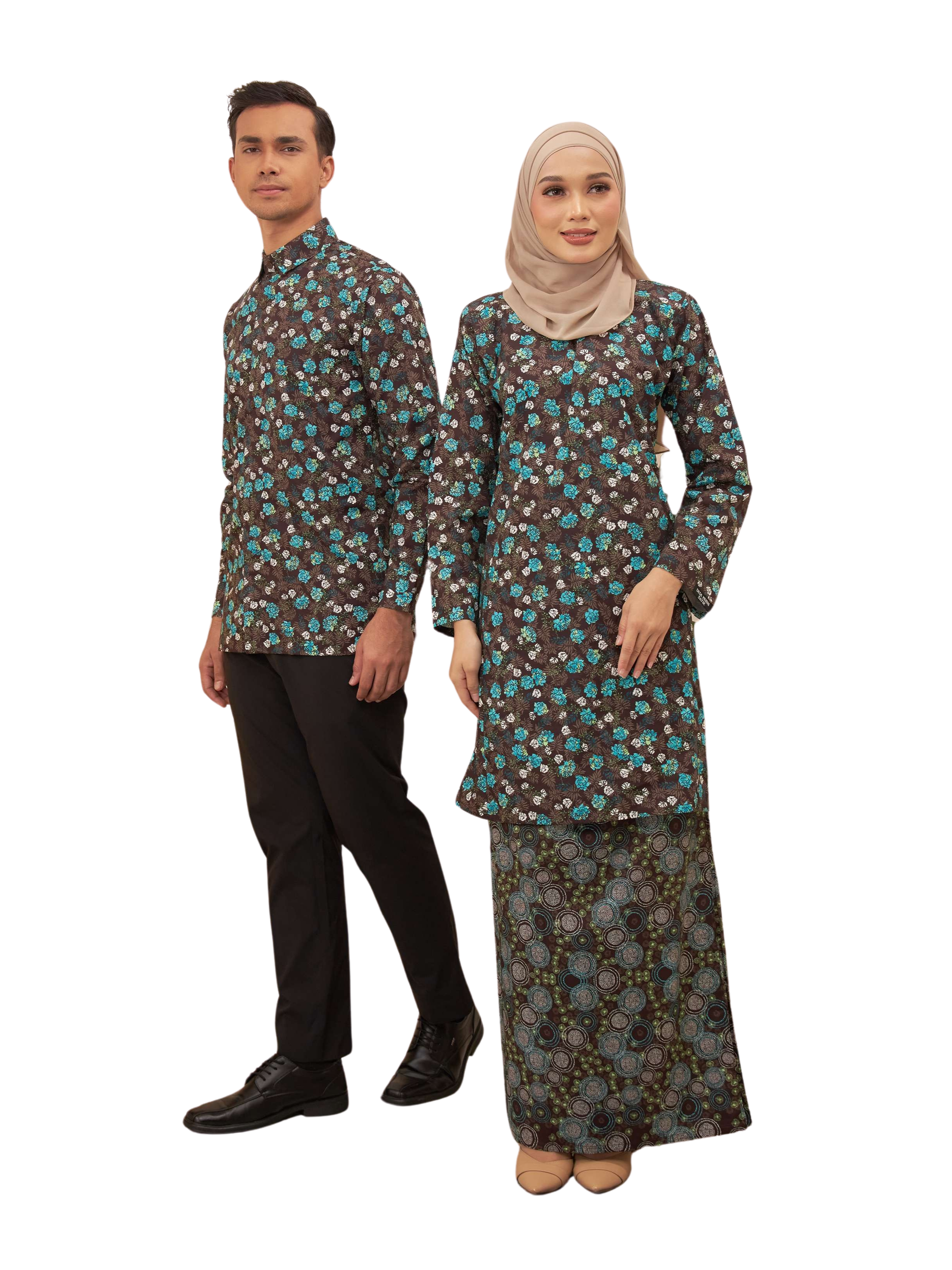 BATIK COTTON DAMIA 1.0 S 1-3 DARK BROWN