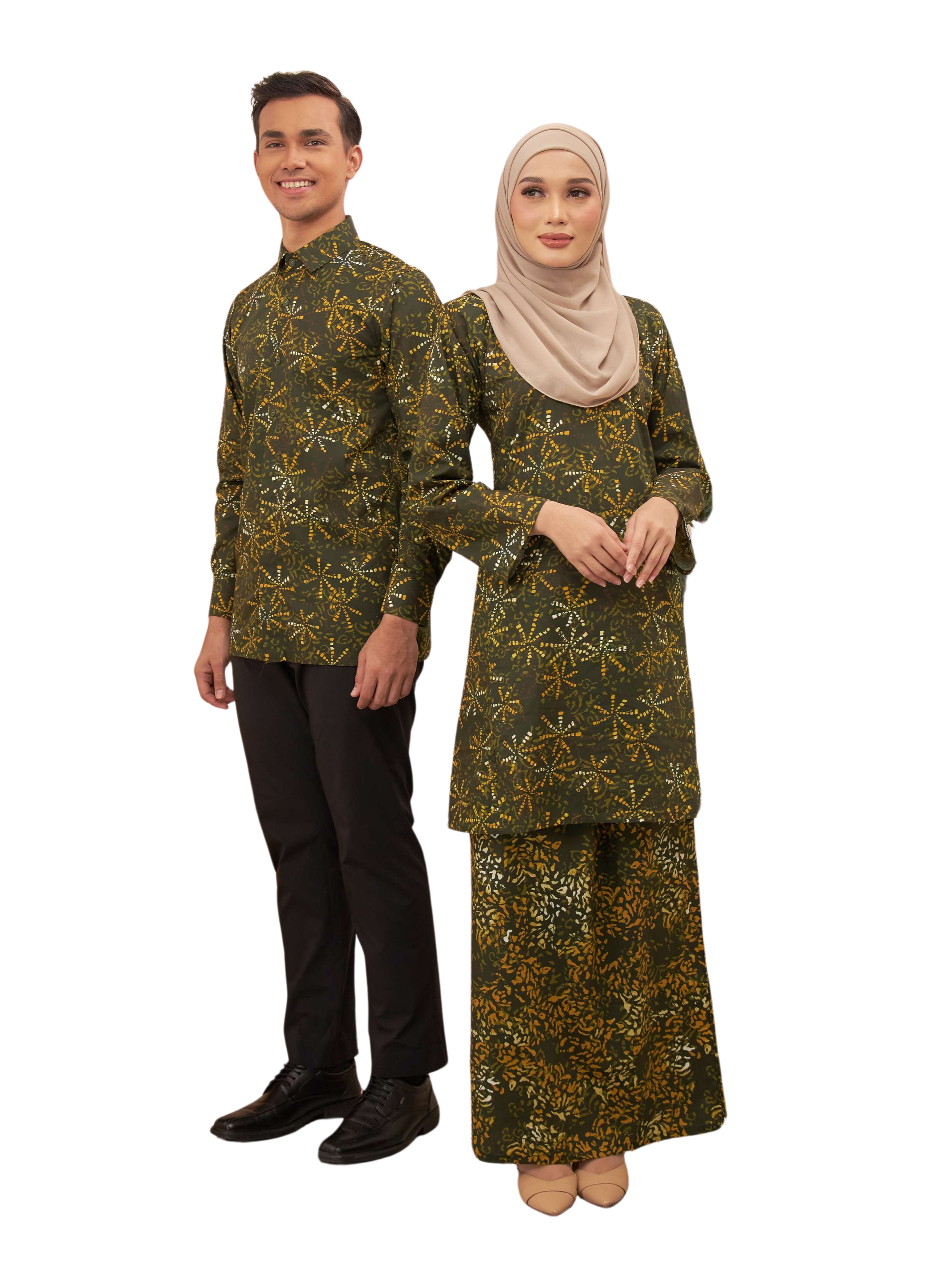 BATIK COTTON DAMIA 1.0 S 5-2 DARK OLIVE
