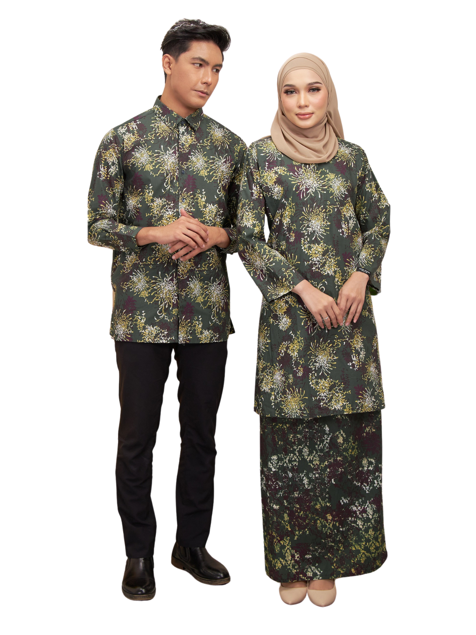 BATIK COTTON DAMIA 2.0 S 27-1 HIJAU GELAP