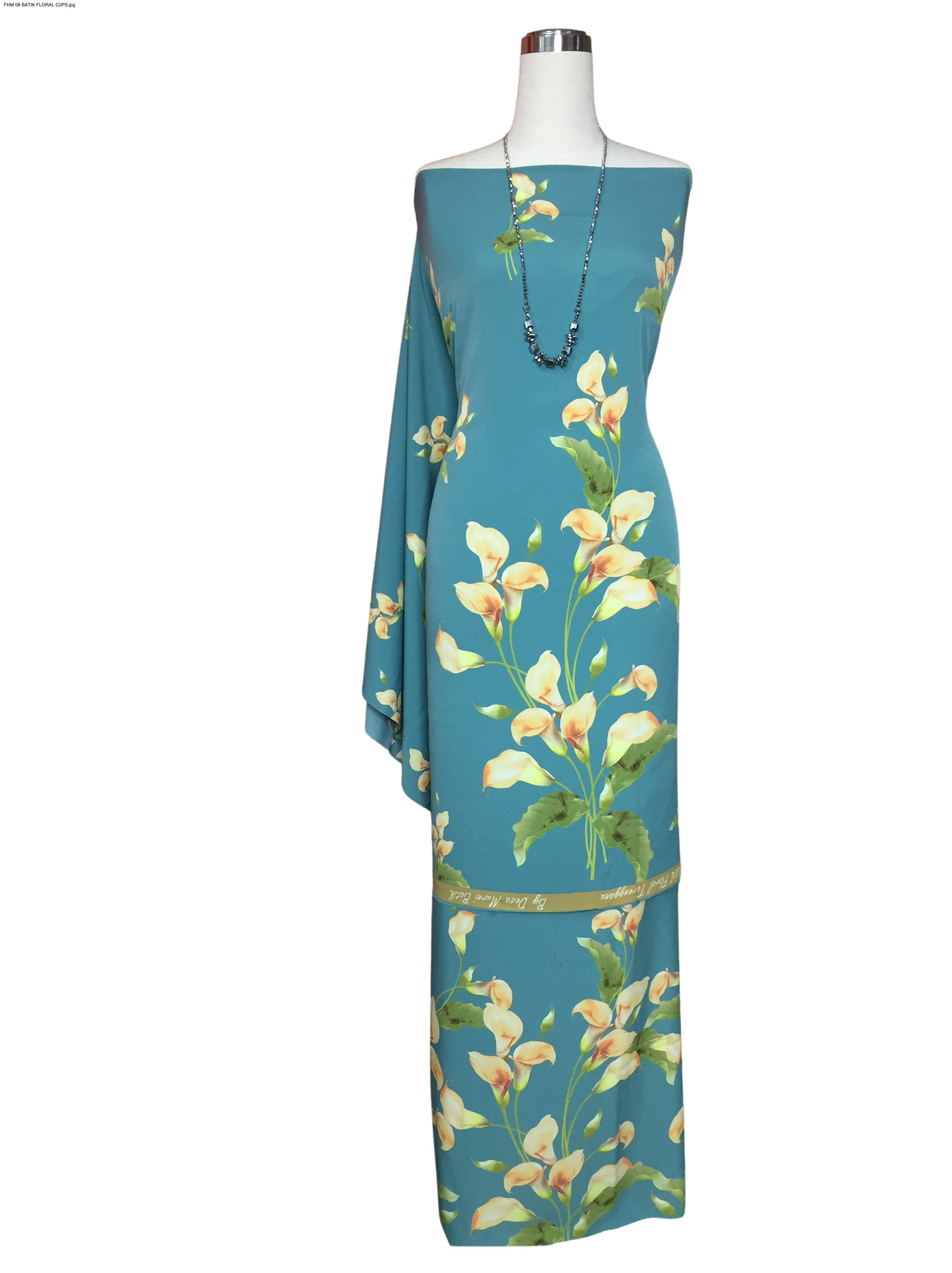 BATIK FLORAL TERENGGANU CREPE FHM 08