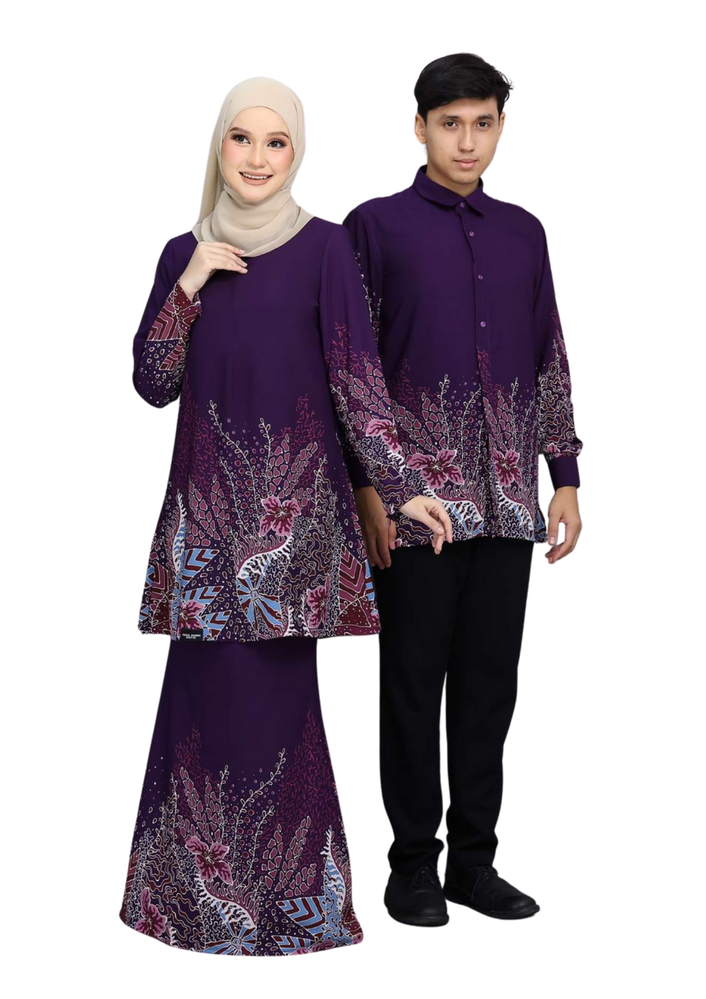 BATIK SEDONDON 9.0 Z 5-4 UNGU GELAP