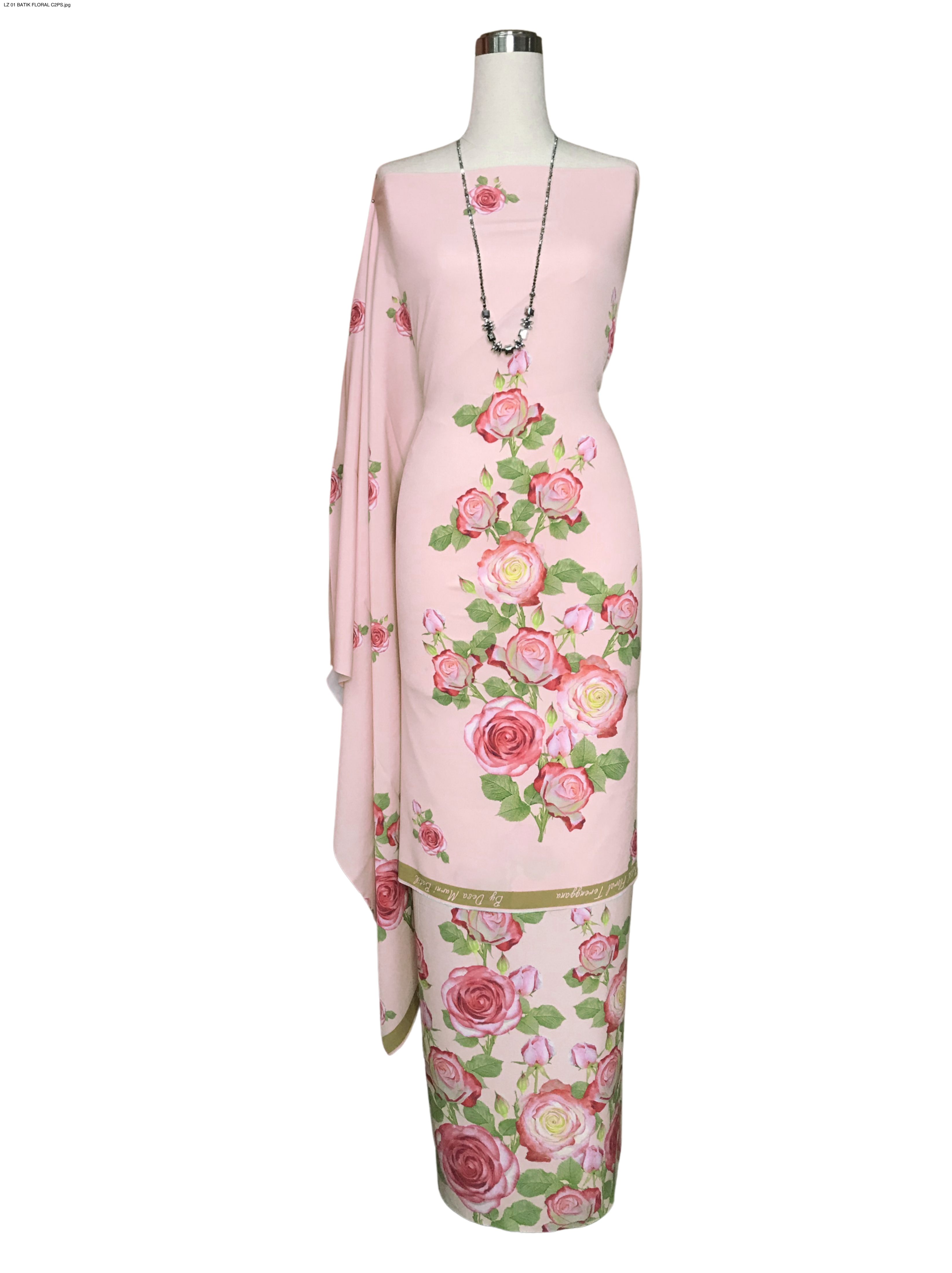 BATIK FLORAL TERENGGANU CREPE LZ 01