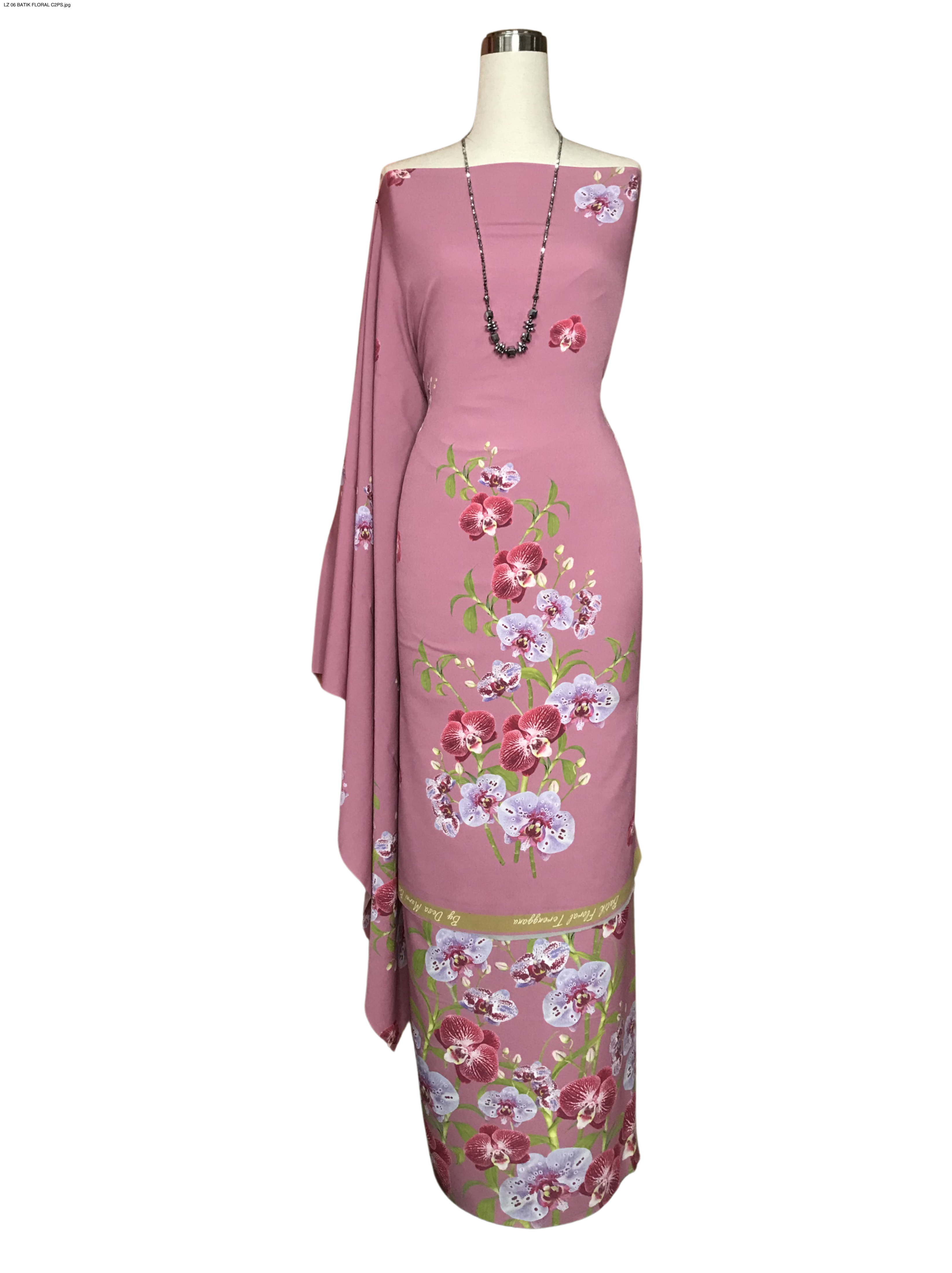 BATIK FLORAL TERENGGANU CREPE LZ 06