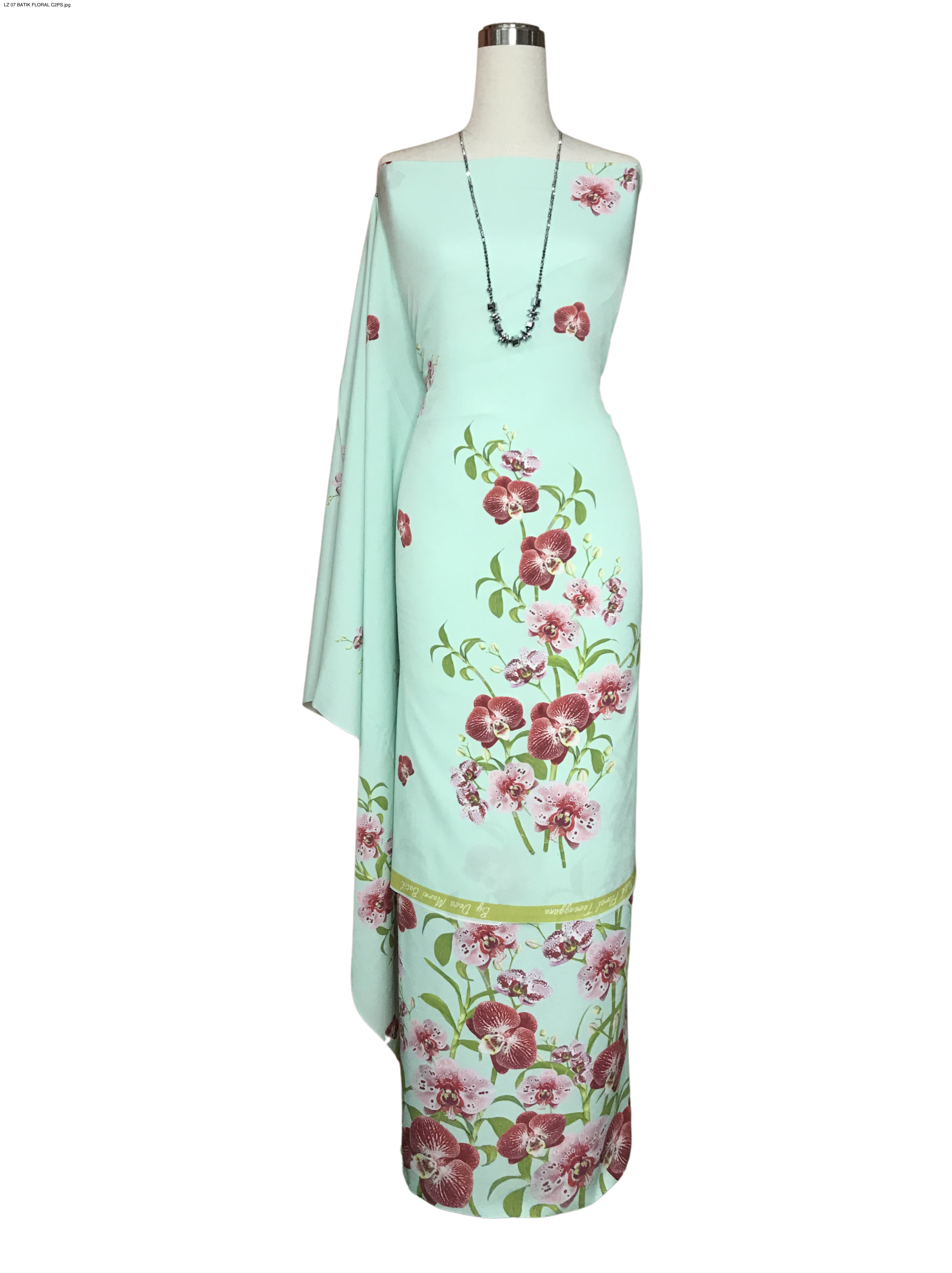 BATIK FLORAL TERENGGANU CREPE LZ 07