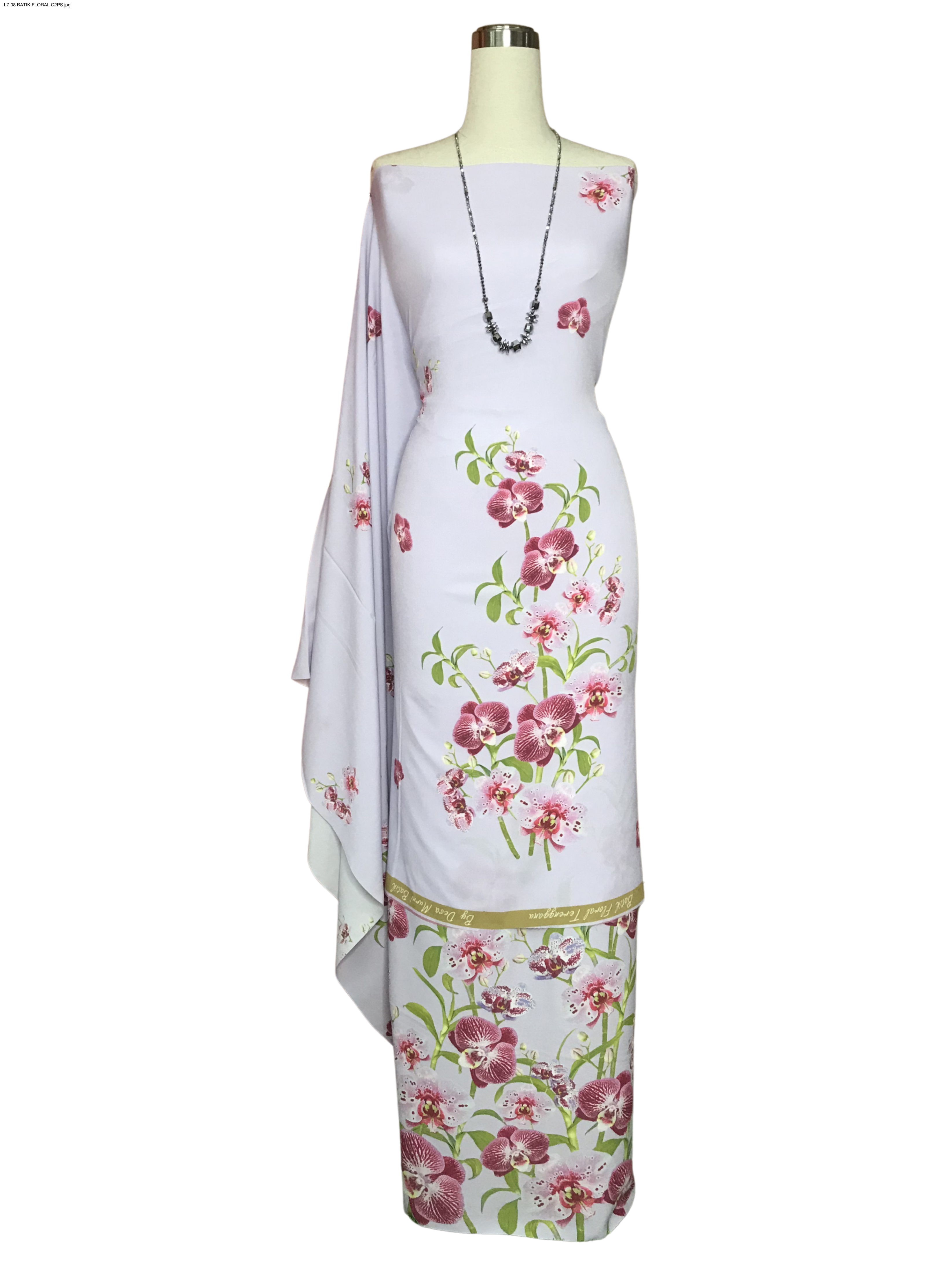 BATIK FLORAL TERENGGANU CREPE LZ 08