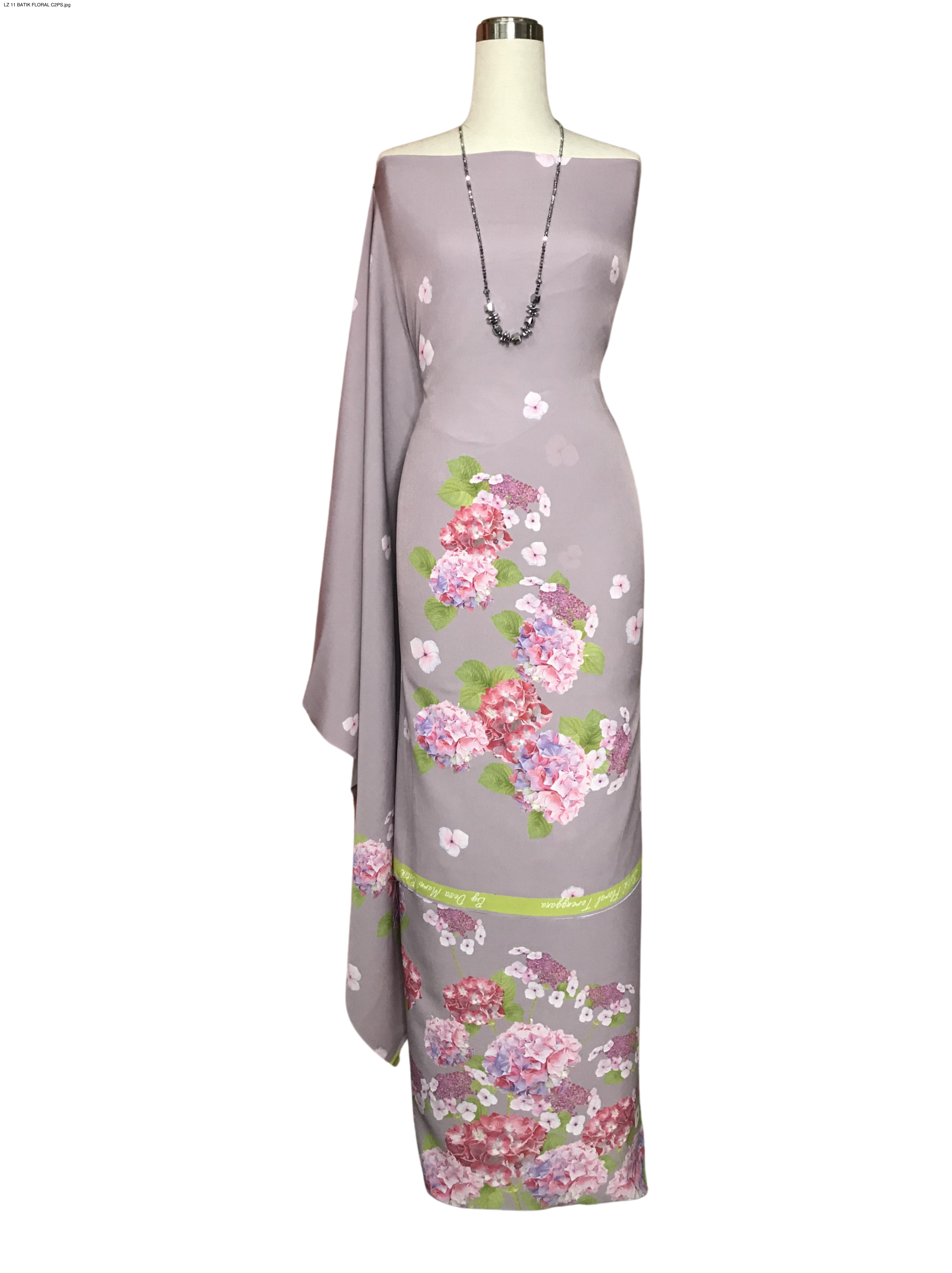 BATIK FLORAL TERENGGANU CREPE LZ 11