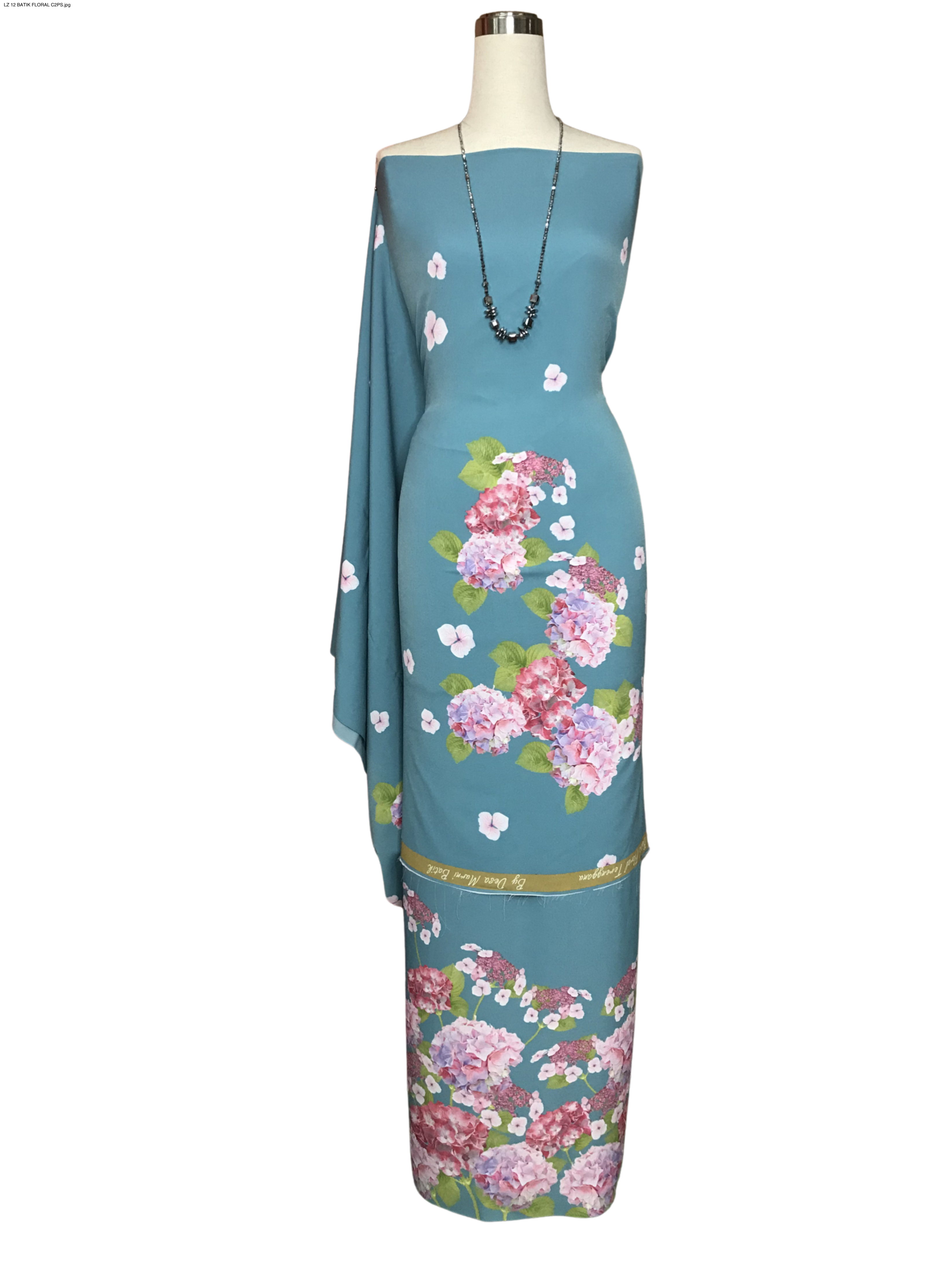 BATIK FLORAL TERENGGANU CREPE LZ 12