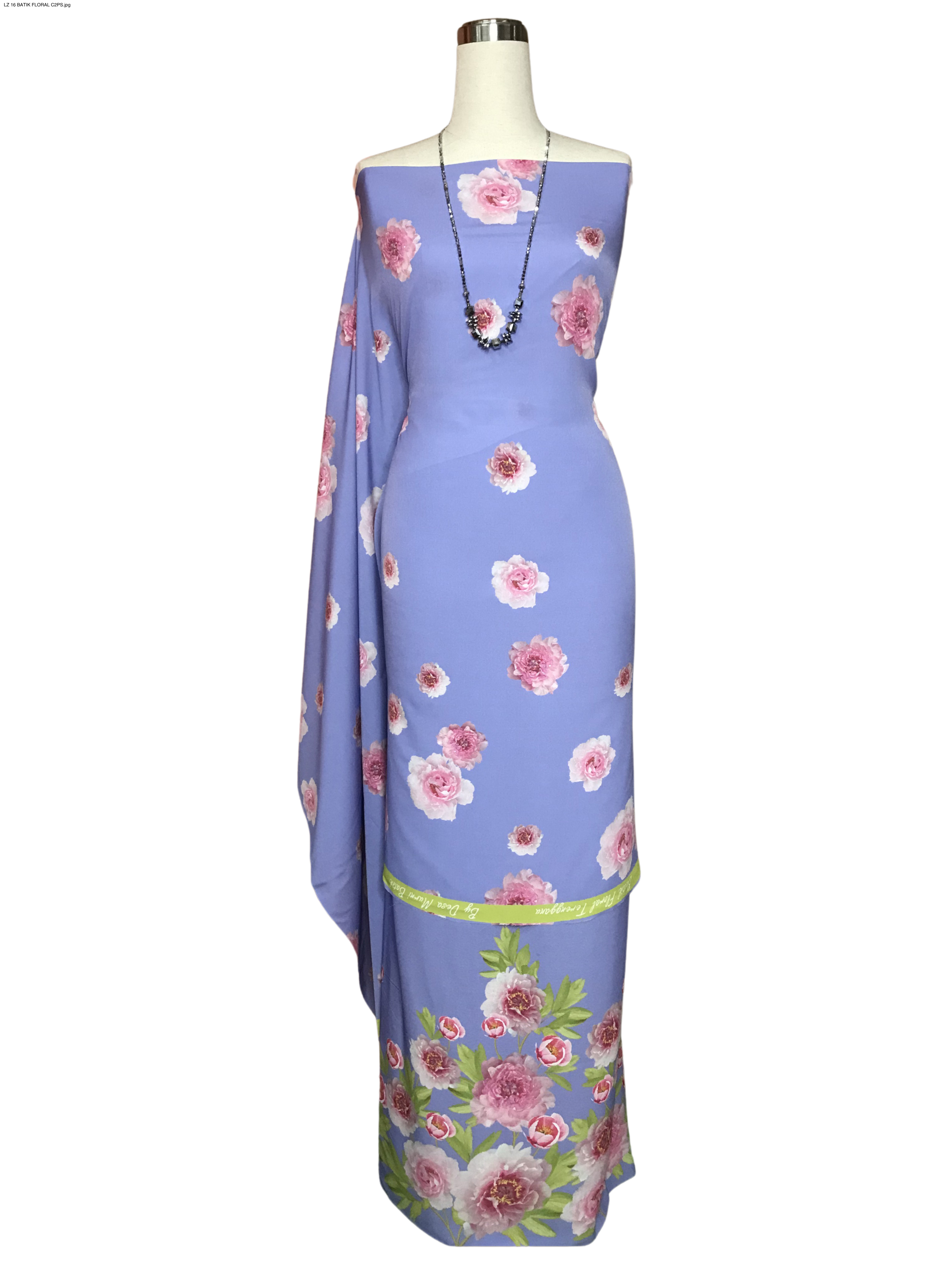 BATIK FLORAL TERENGGANU CREPE LZ 16