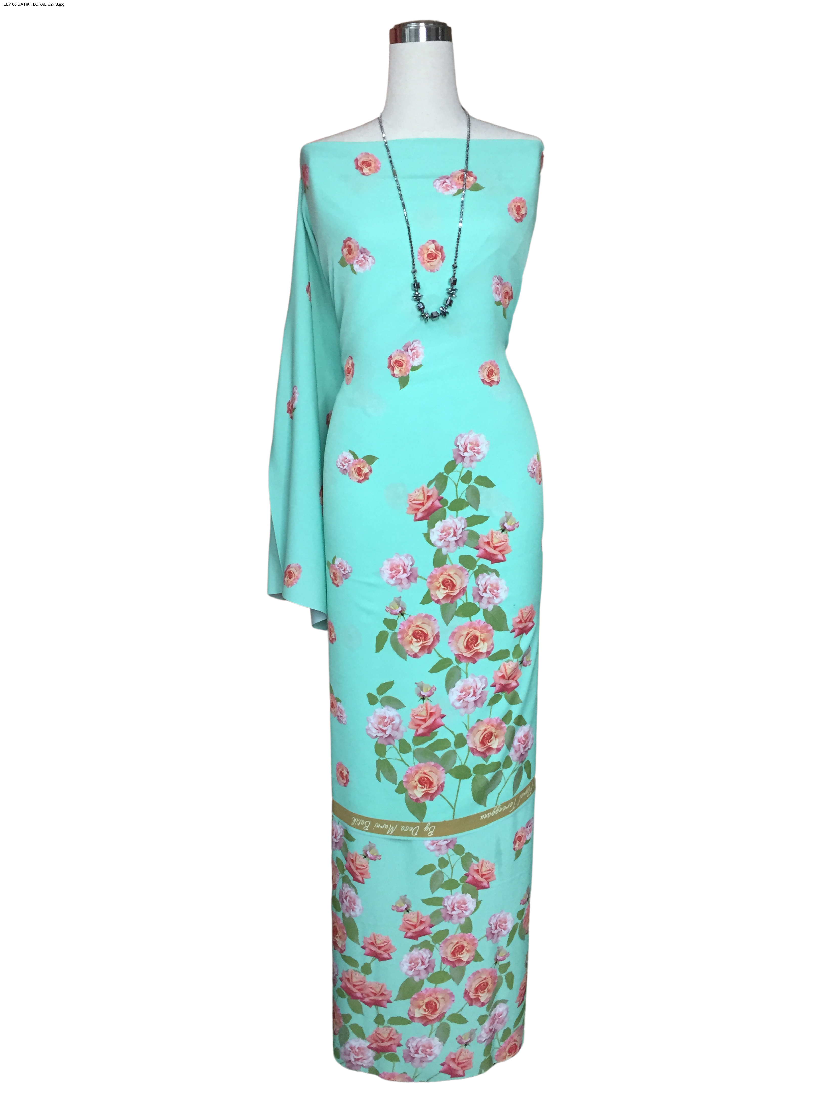 BATIK FLORAL TERENGGANU CREPE ELY 06