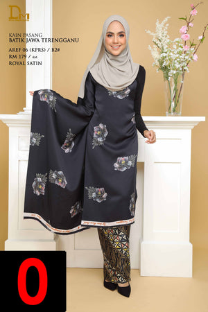 BATIK JAWA TERENGGANU AREF 06 ROYAL SATIN
