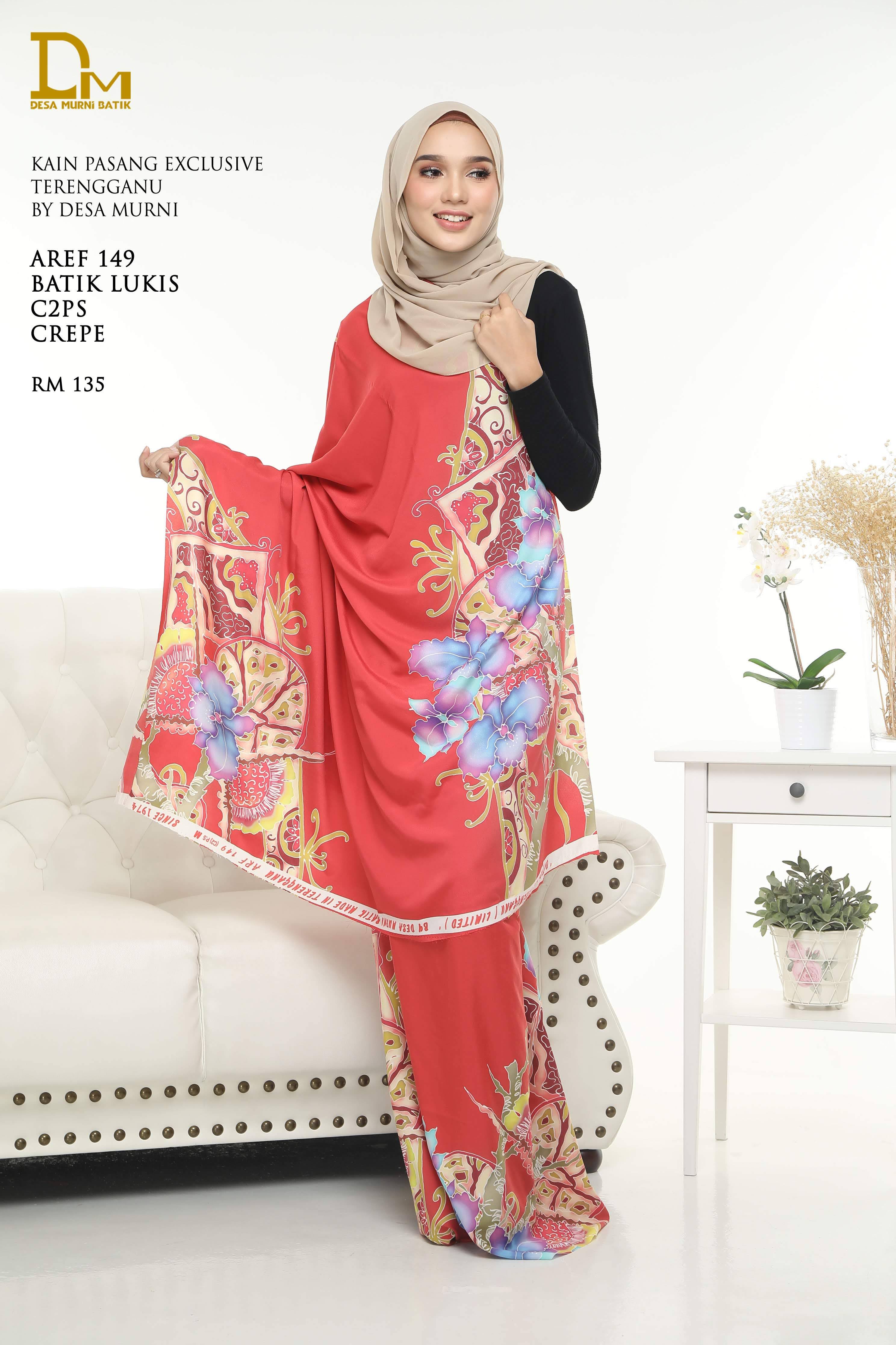BATIK LUKIS CREPE AREF 149