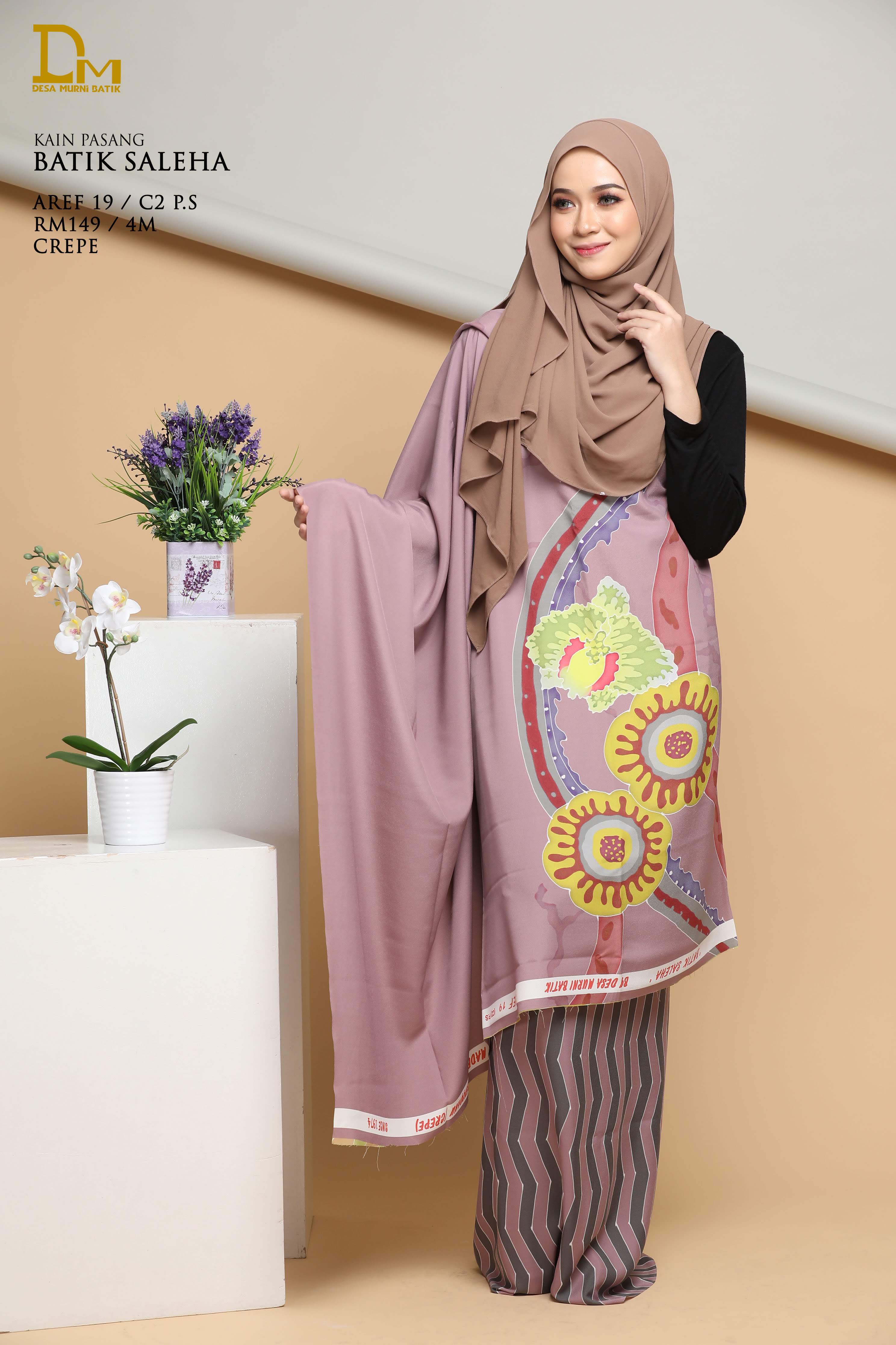 BATIK SALEHA CREPE AREF 19