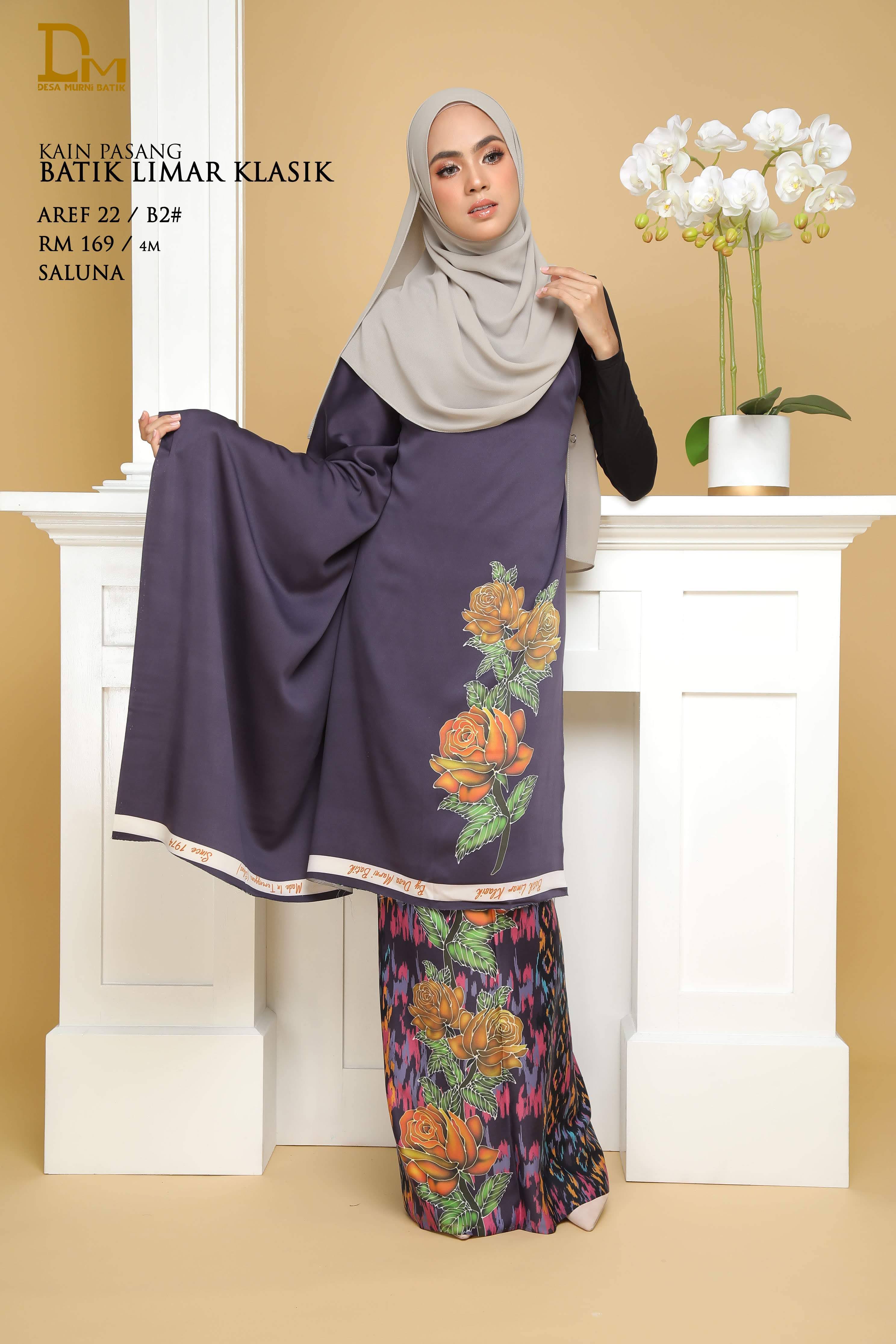 BATIK LIMAR KLASIK SALUNA AREF 22