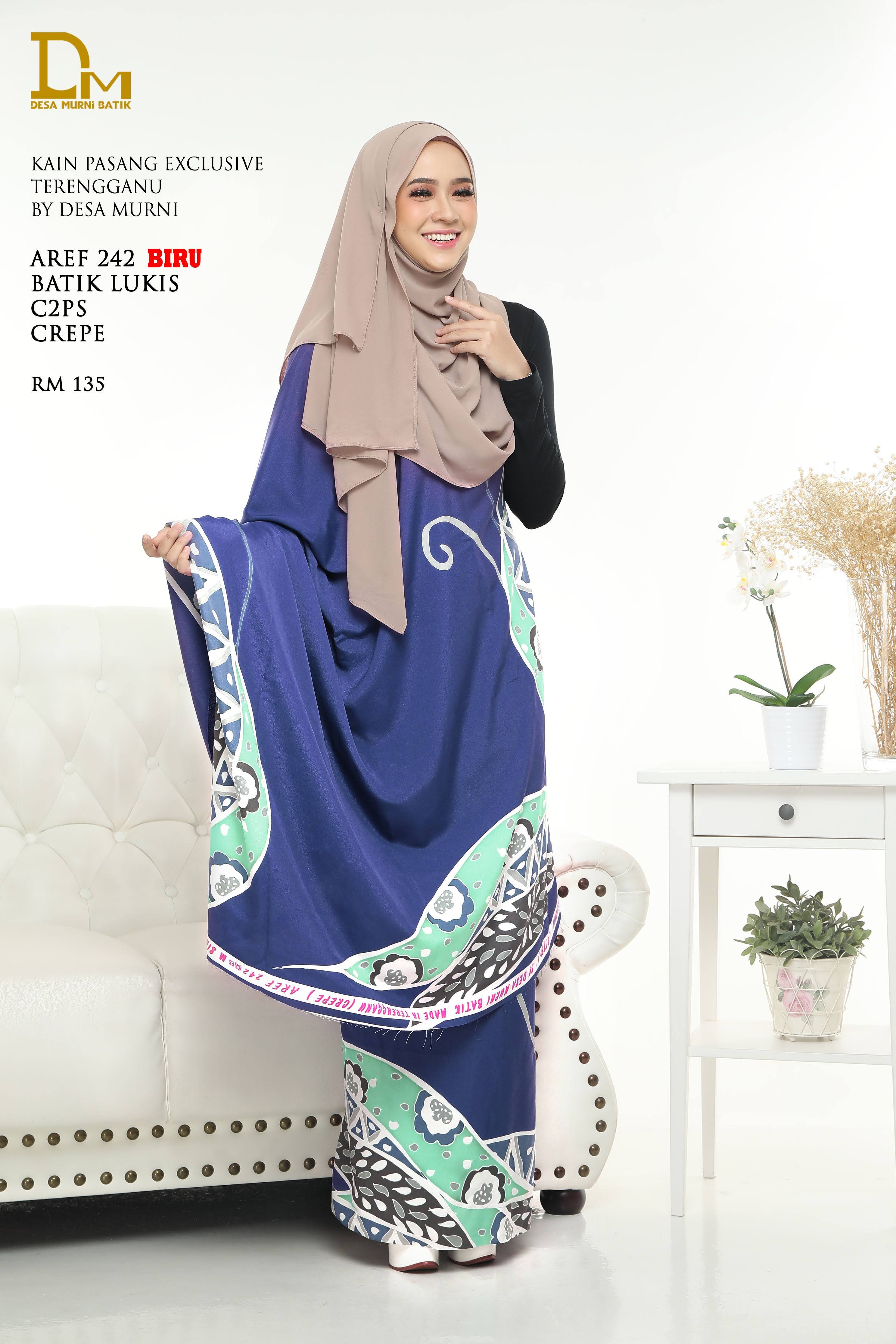 BATIK LUKIS CREPE AREF 242