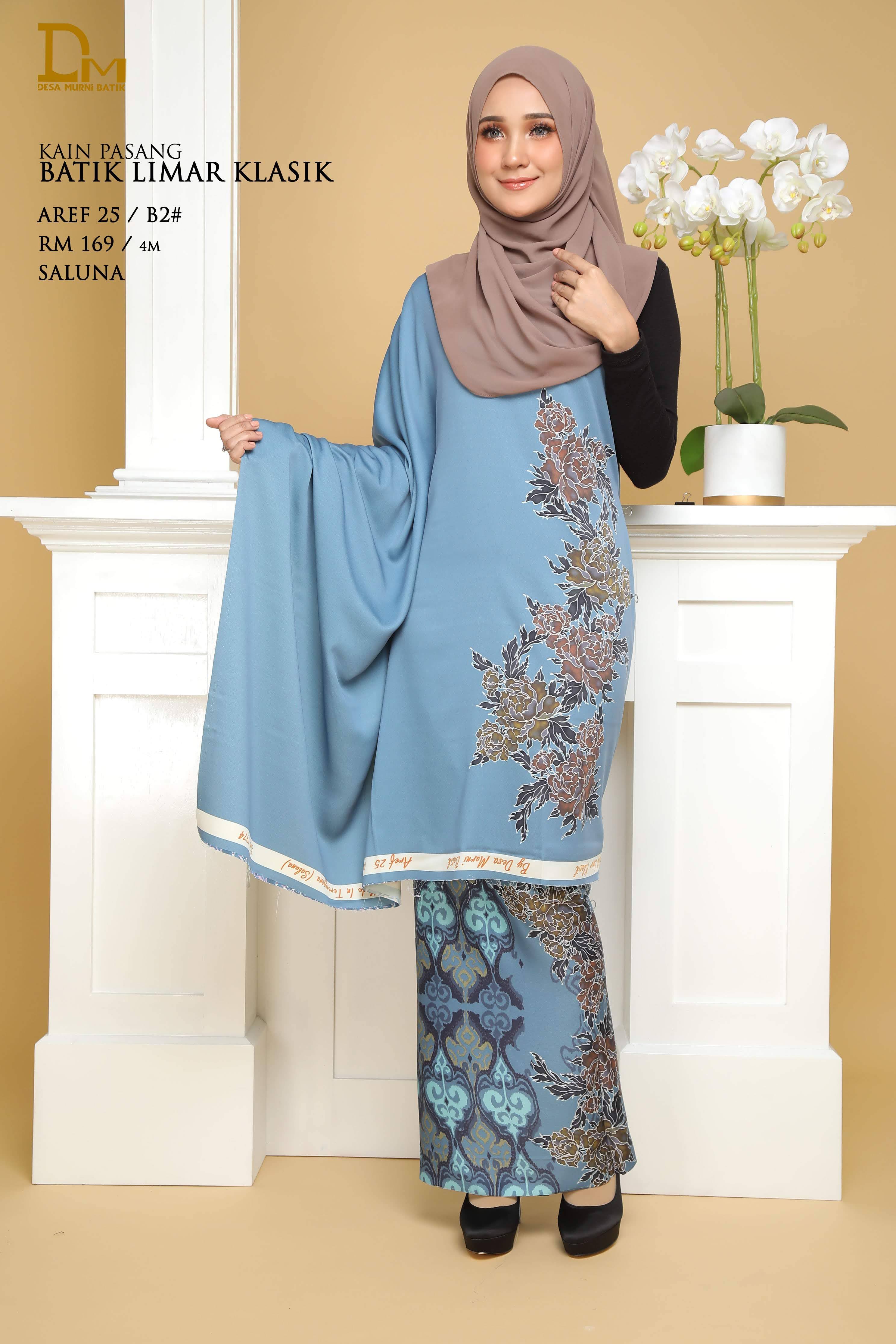 BATIK LIMAR KLASIK SALUNA AREF 25