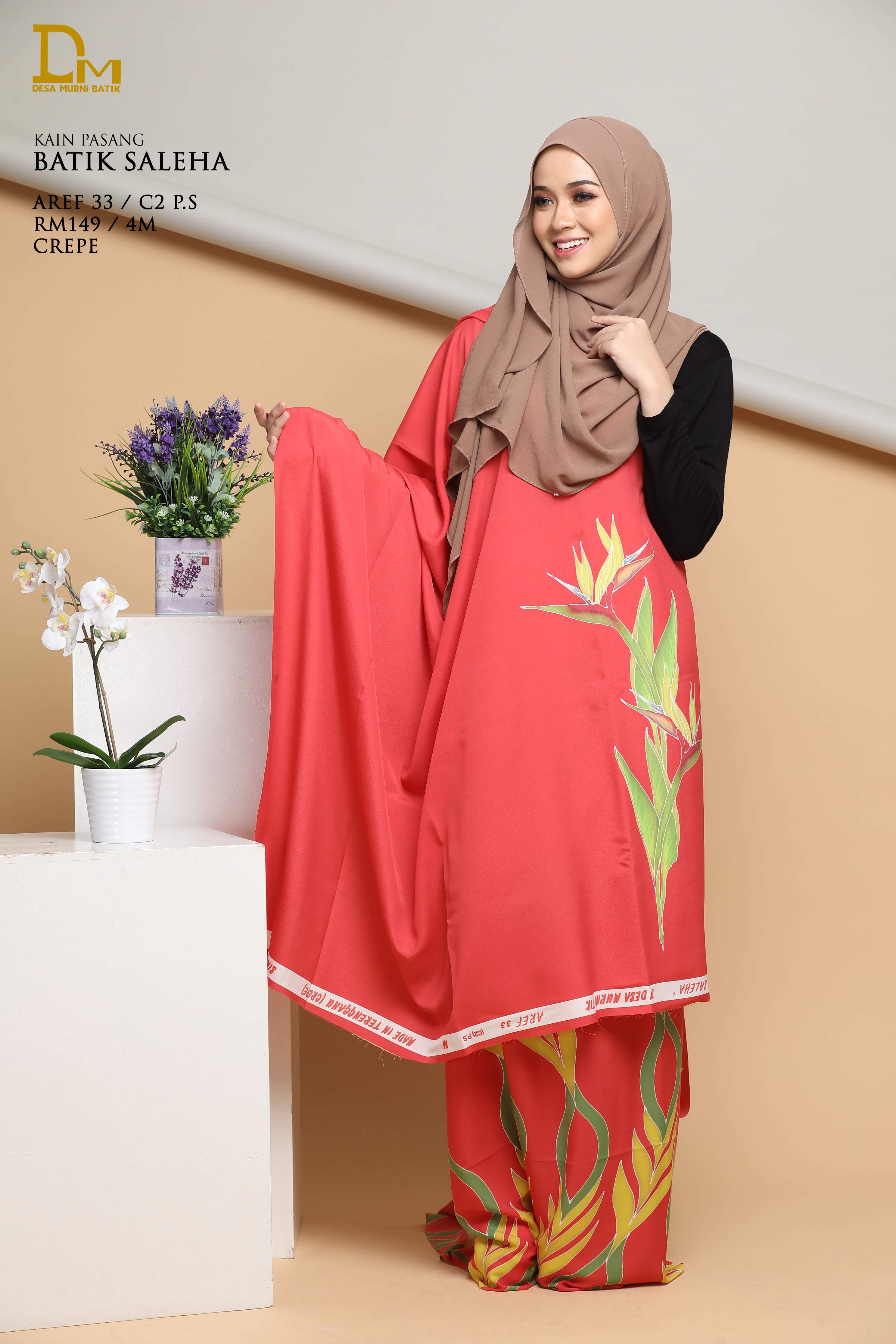 BATIK SALEHA CREPE AREF 33