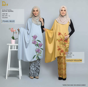 BATIK ZAHRA FHM 383 SALUNA GOLD YELLOW