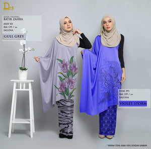 BATIK ZAHRA FHM 391 SALUNA VIOLET STORM