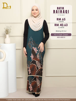 BAIHAQI H 3-2 DARK GREEN