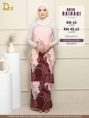 BAIHAQI H 3-3 PEACH PINK