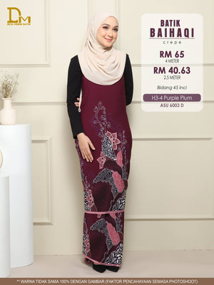 BAIHAQI H 3-4 PURPLE PLUM