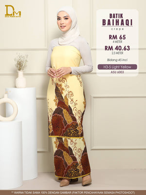 BAIHAQI H 3-5 LIGHT YELLOW