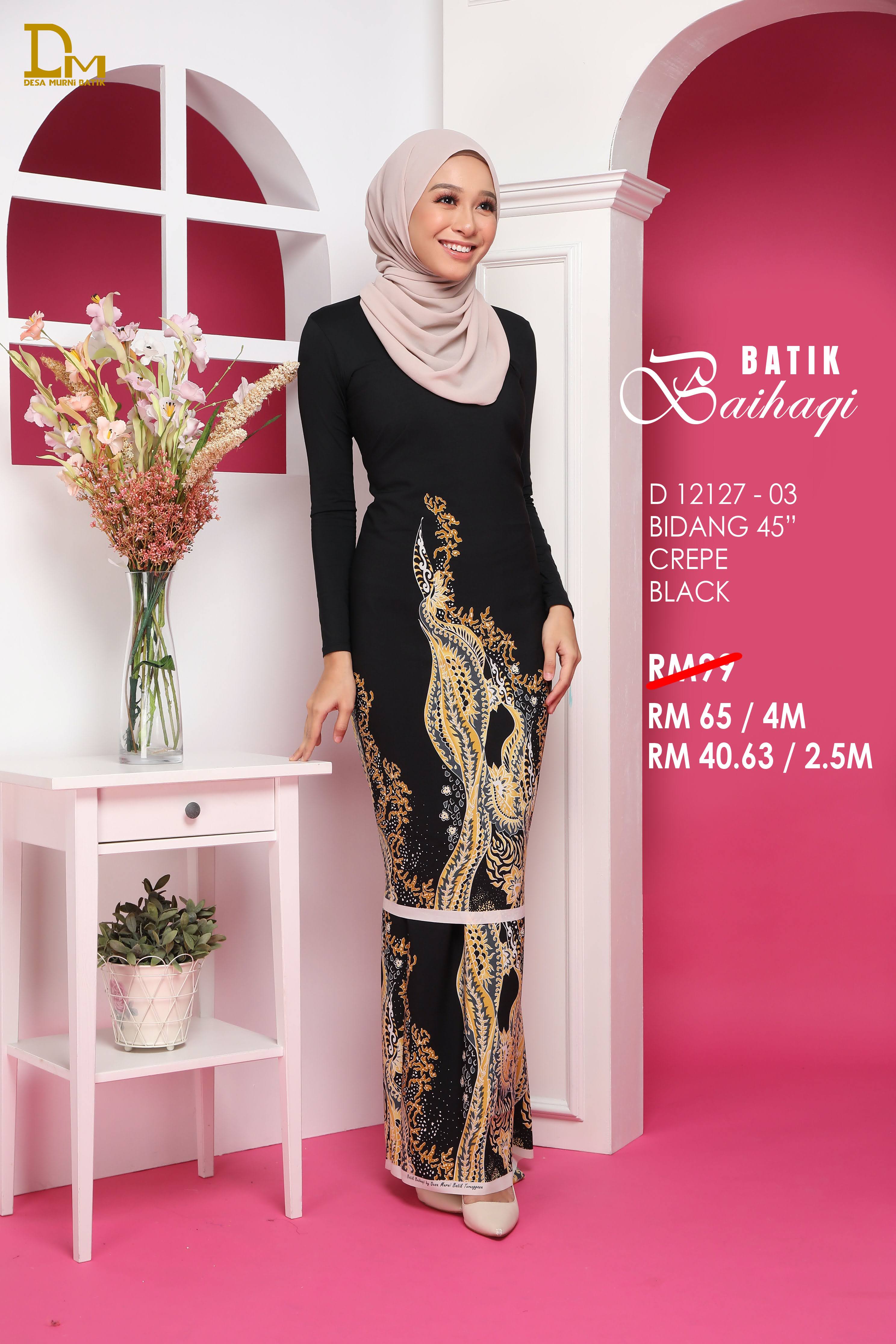 BAIHAQI D 12-3 HITAM