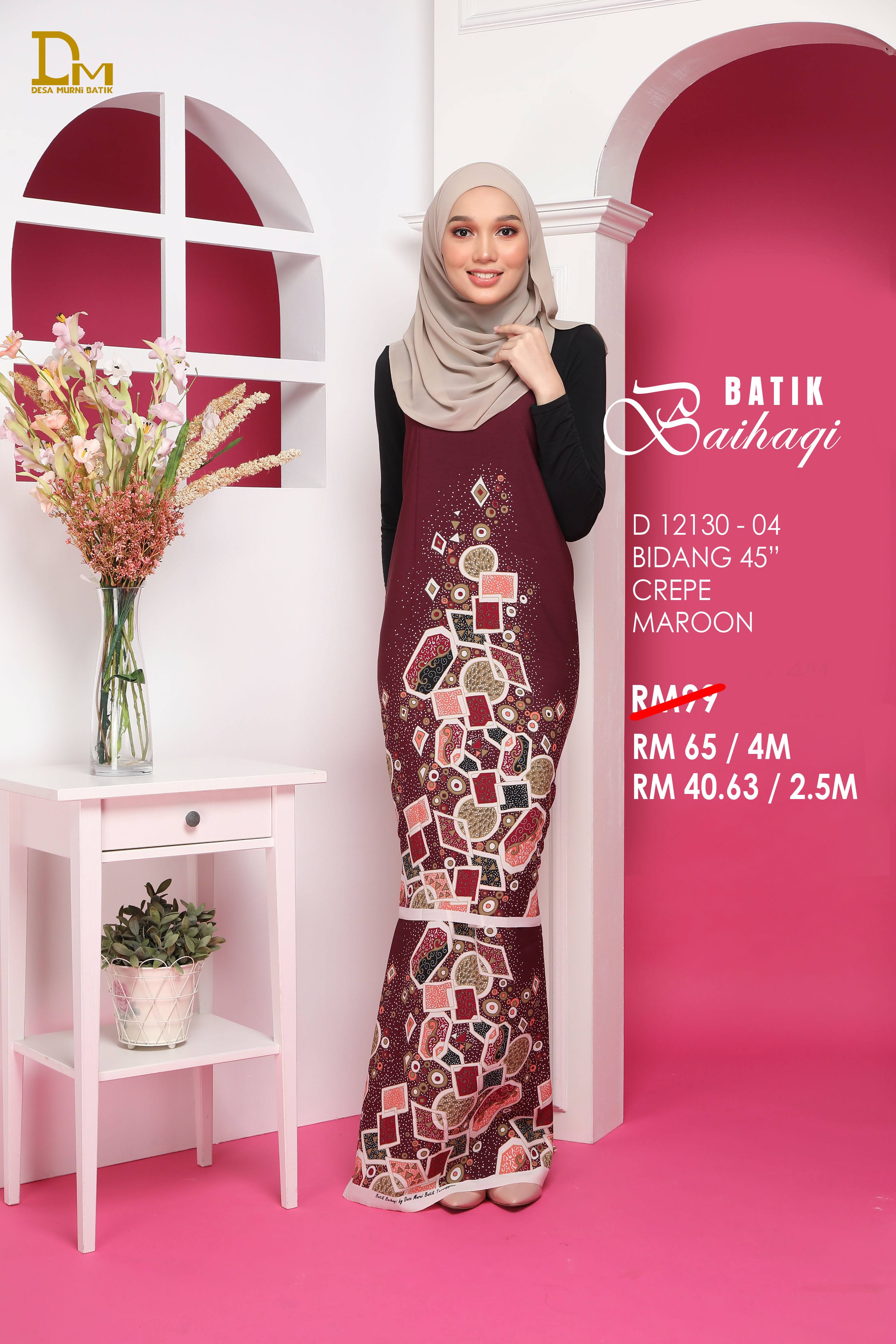 BAIHAQI D 15-4 MAROON