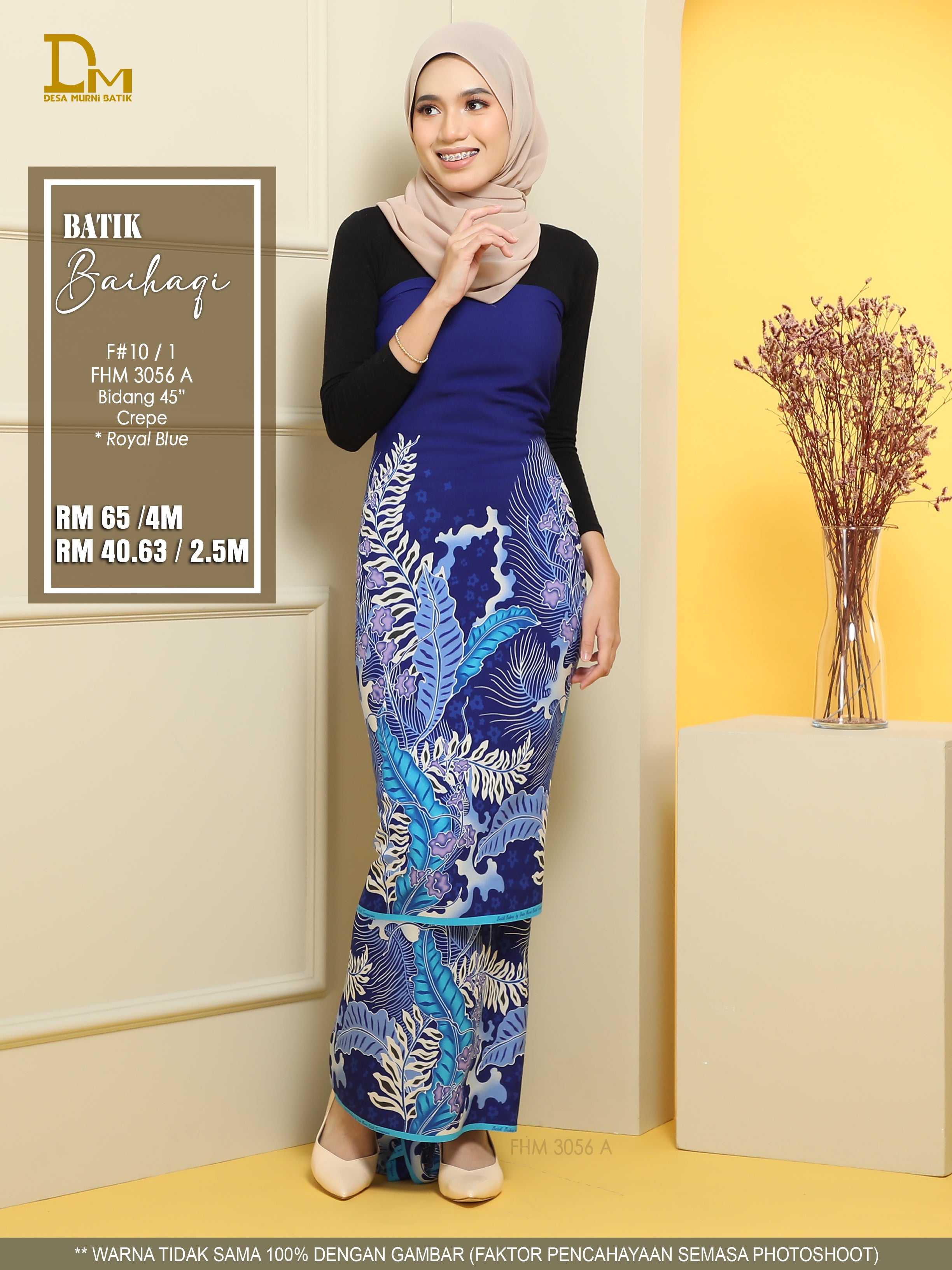BAIHAQI F 10-1 ROYAL BLUE