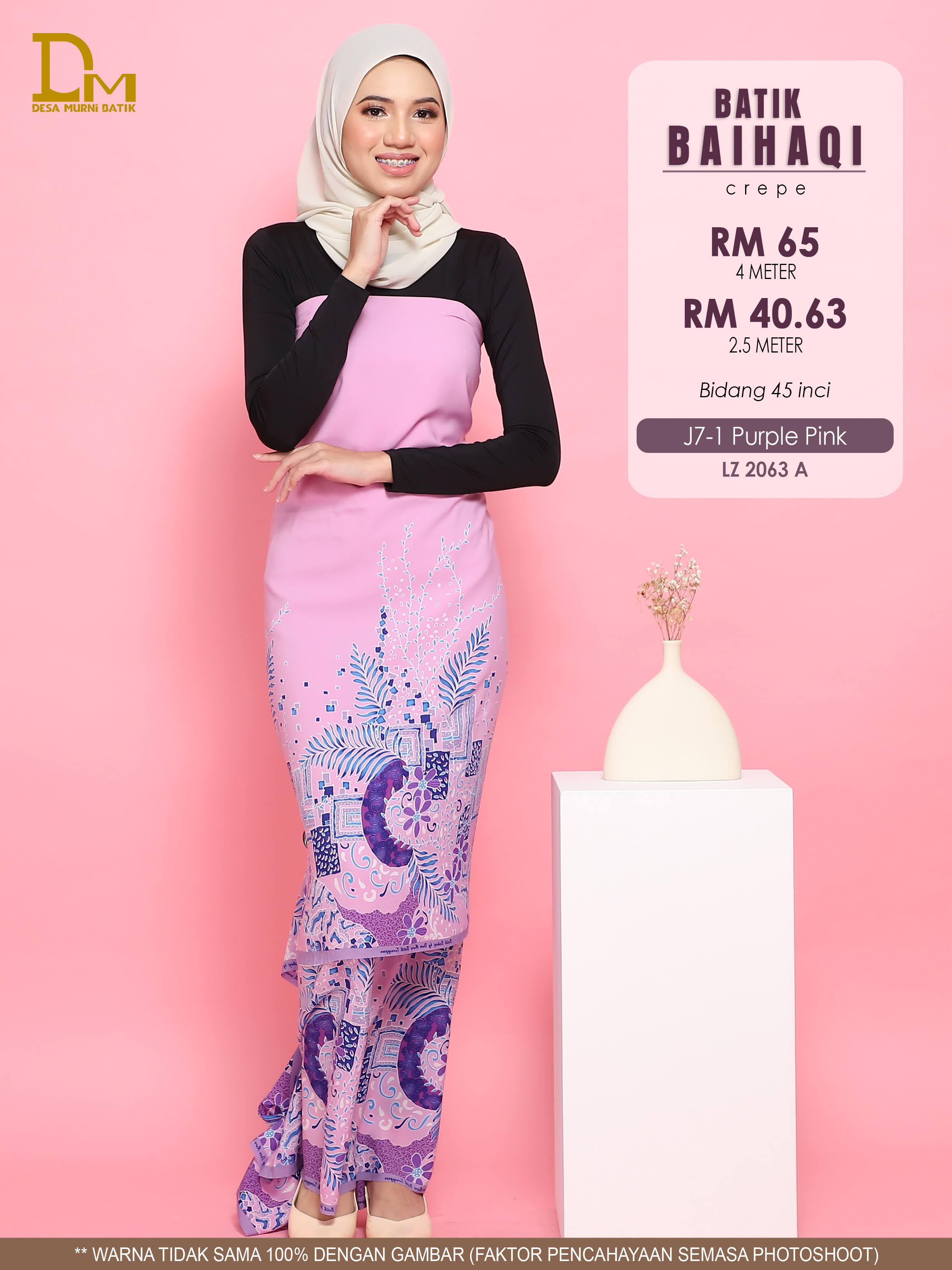 BAIHAQI J 7-1 PURPLE PINK