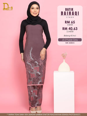 BAIHAQI J 3-2 PURPLE GREY
