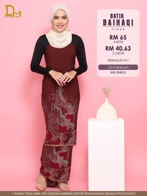 BAIHAQI J 3-4 MAROON