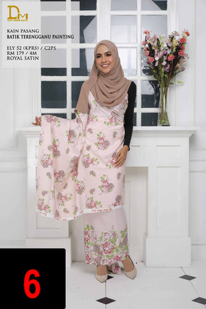 BATIK TERENGGANU PAINTING ELY 52 CREPE
