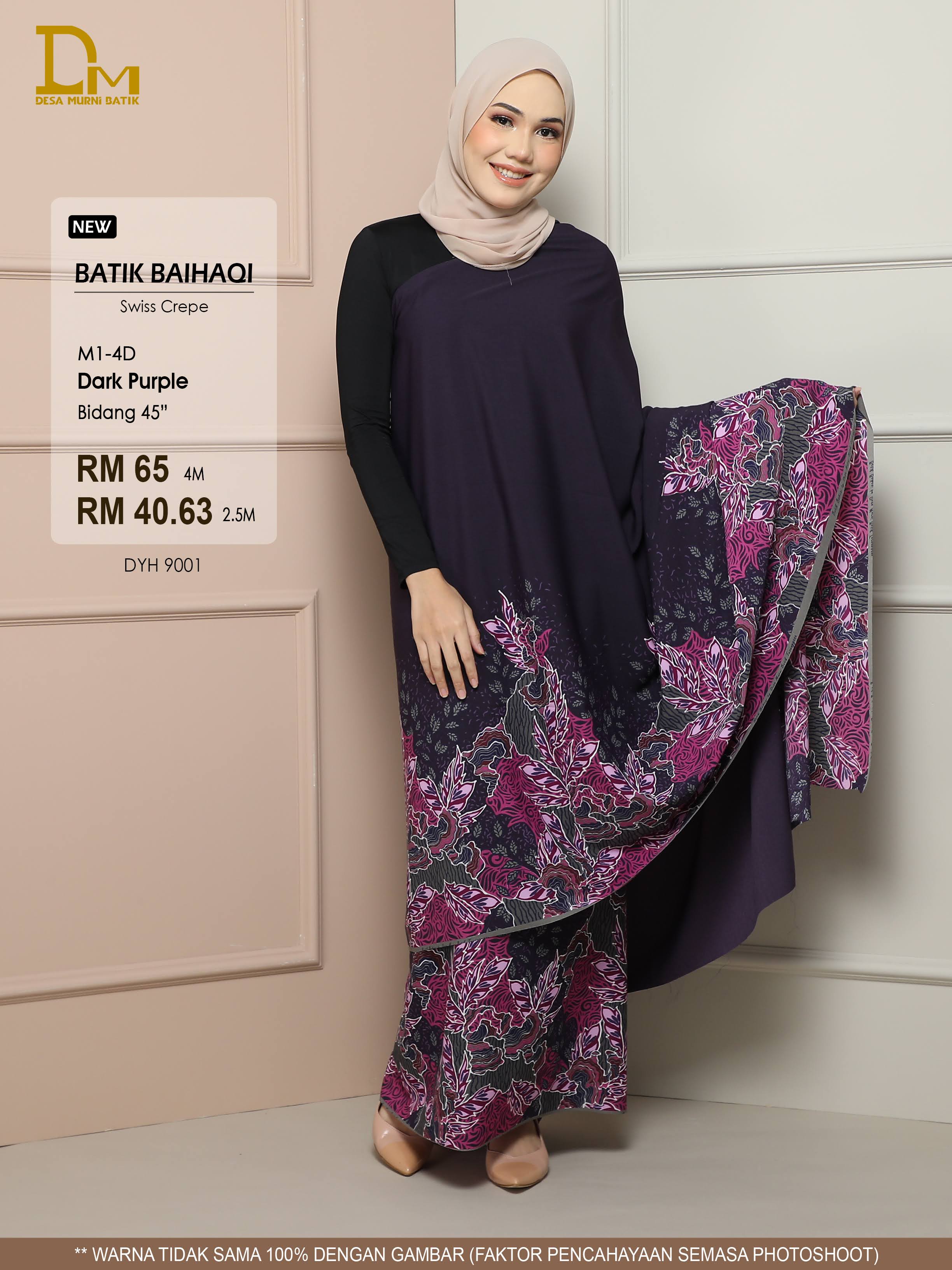 BAIHAQI M 1-4 DARK PURPLE
