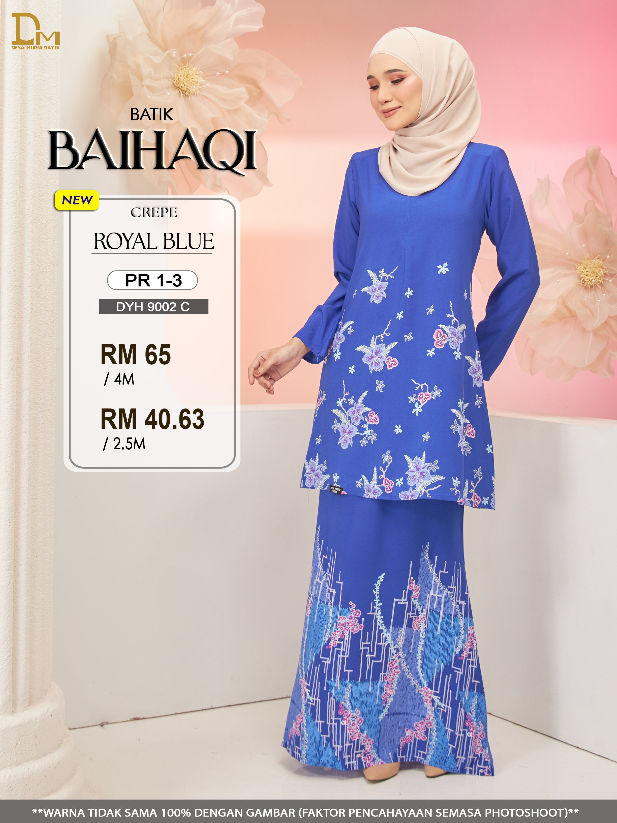 BAIHAQI R 1-3 ROYAL BLUE