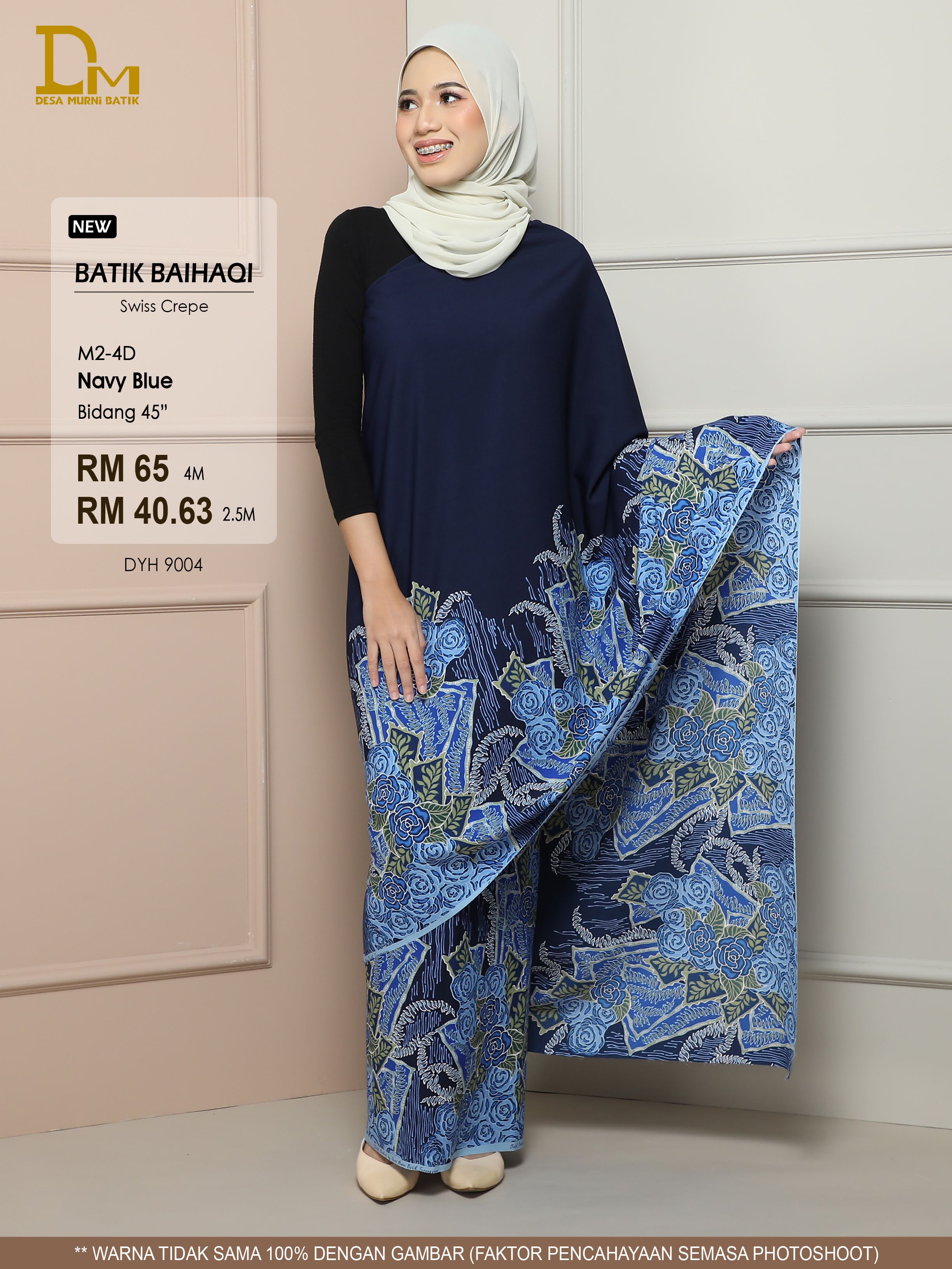 BAIHAQI M 2-4 NAVY BLUE